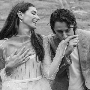 Danielle Frankel - Clara Tulle Open Back Long Sleeve Top Bridal Sheer XS 0/2